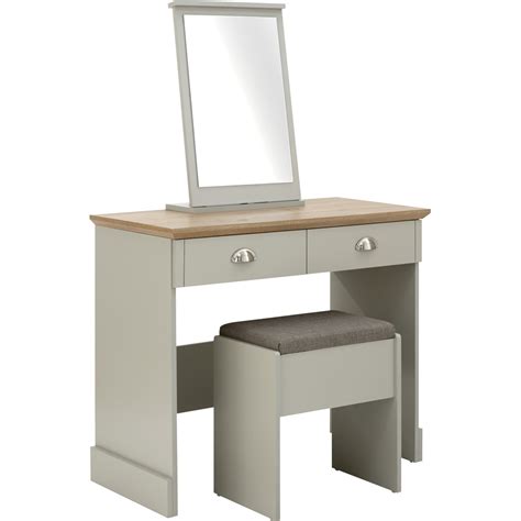 Gfw Kendal Grey Dressing Table Set Wilko