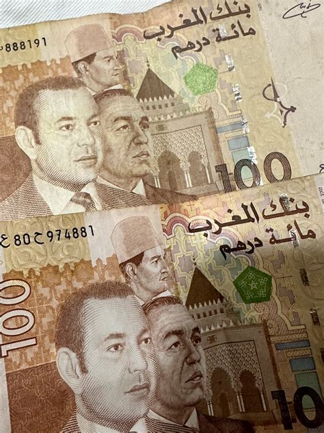 Rare Moroccan 100 Dirhams Banknote Featuring Kings And Saharan Etsy UK