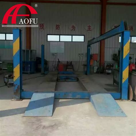 Aofu Heavy Duty 4 Post Lift Vehicle Car Lift Bus Lift China Truck