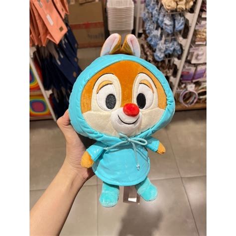 Jual Boneka Miniso Disney Collection Raincoat Plush Toy Chip Dale