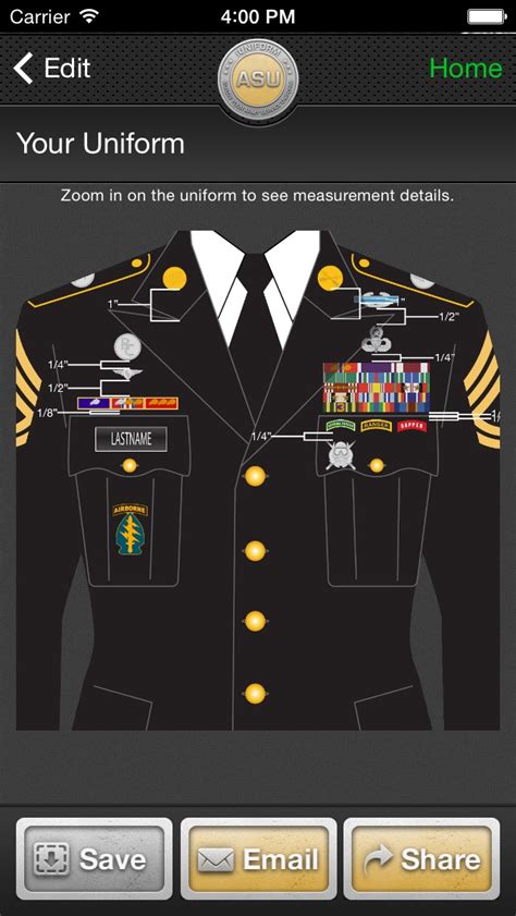 iUniform ASU - Builds Your Army Service Uniform - AppRecs