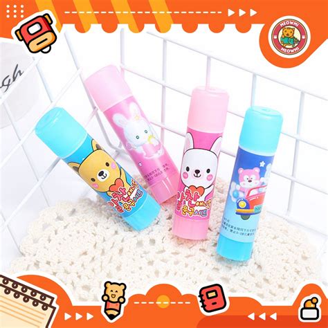 Jual Glue Stick Lem Stik Karakter Kartun Lucu Dt Shopee Indonesia