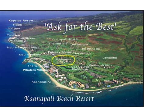 Kaanapali Beach Hotel Map