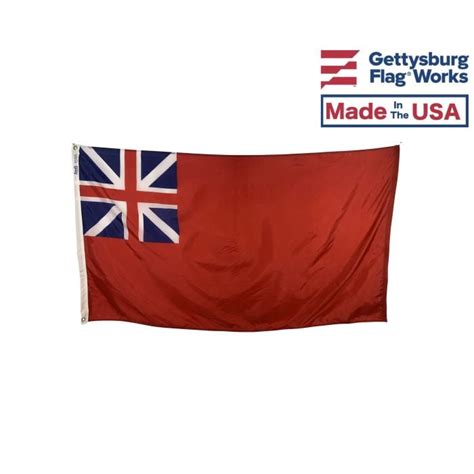 Historic British Red Naval Ensign Flag