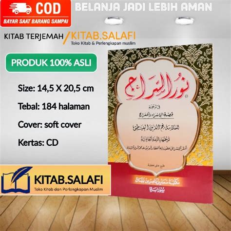 Jual Nurus Siroj Terjemah Qissotul Isro Wal Mi Roj Jawa Pegon Terjemah