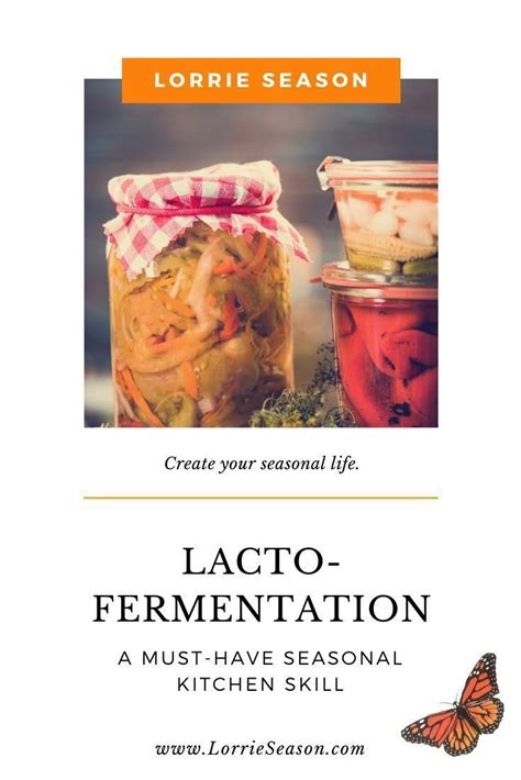 Lacto Fermentation Is A Food Preservation Skill Essential For The