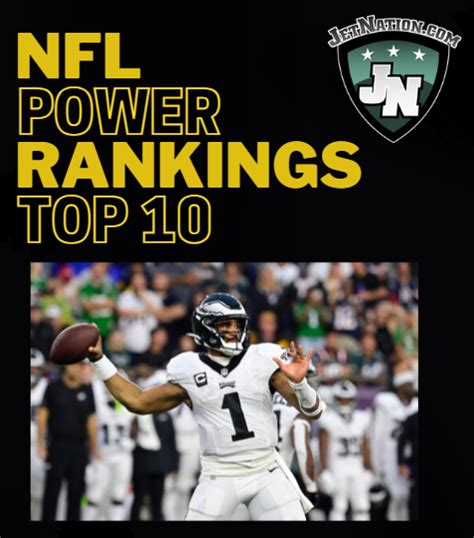 JetNation NFL Power Rankings Top 10 Week 12 Sports Before It S News