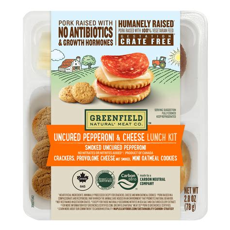 Greenfield Natural Meat Co. Sliced Pepperoni Stacker Lunch Kit, 2.75 oz