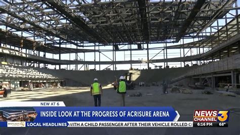 Inside Look At The Progress Of Acrisure Arena Youtube