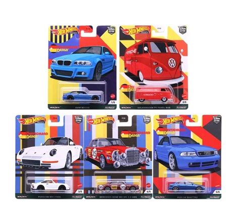Hot Wheels Car Culture Deutschland Design BMW M E Porsche Audi S Quattro Volkswagen