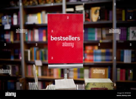 Bestsellers area in bookstore hi-res stock photography and images - Alamy