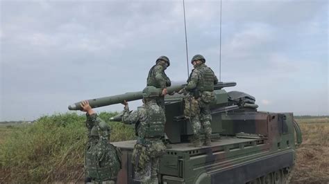 國軍戰備週演練 左營海鋒飛彈車移防軍容壯盛