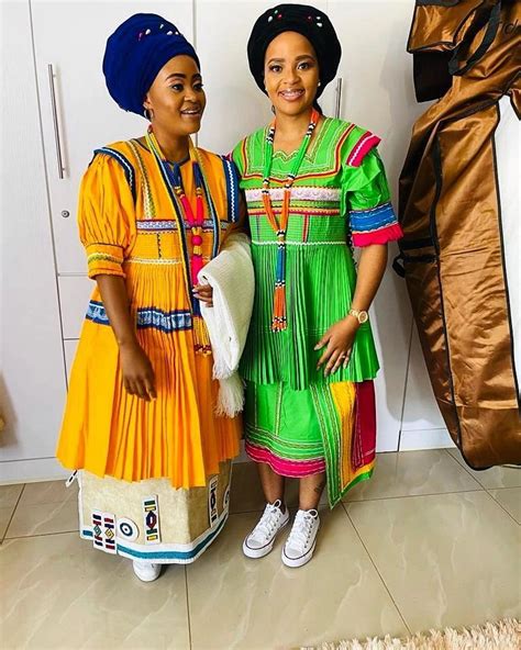 The Beauty And Elegance Of Sepedi Traditional Attire Shweshwe Home