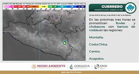 CONAGUA Clima On Twitter Revisa La Imagen Y Conoce Las Condiciones