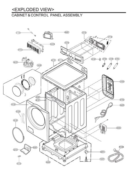 Lg Wm4200hwa00 Washer Partswarehouse