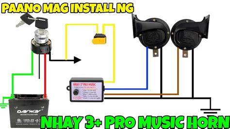 Nhay Pro Music Wiring Diagram Napakadali Lang Ilagay Youtube