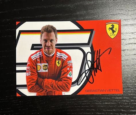 Ferrari Sebastian Vettel 2018 Fancard Catawiki