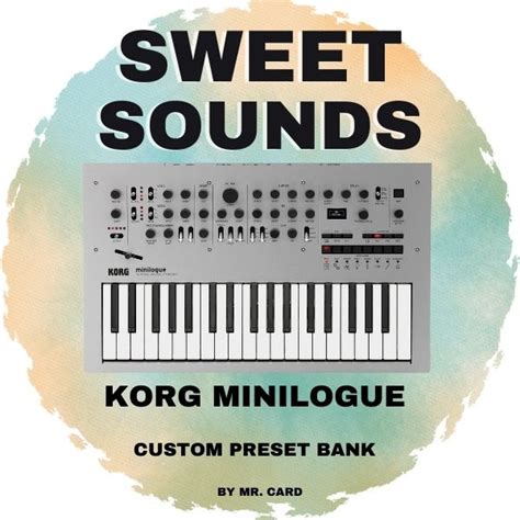 Korg Minilogue Sweet Sounds Mr Card