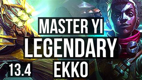 MASTER YI Vs EKKO JNG Penta 14 1 4 1 7M Mastery Legendary 600