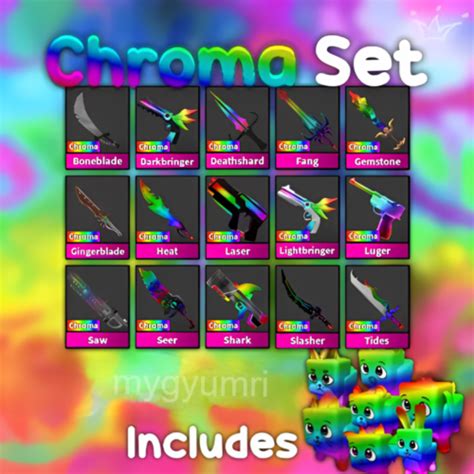 Roblox Mm2 Chroma Set Pets Included Legit Reliable Join Xsqqn3gw6f