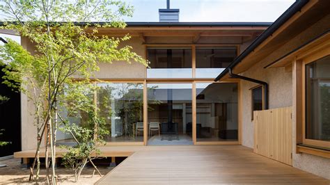 Hiiragi S House Is A Japanese Home Arranged Around A Courtyard And Tree