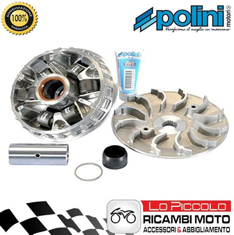 Set Variomatic Polini Hi Speed Half Pulley Honda Sh 300 2007 2021