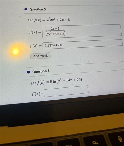 Solved Let F X 2x2 2x 8 F′ X 2x2 2x 8 2x 1 F′ 3