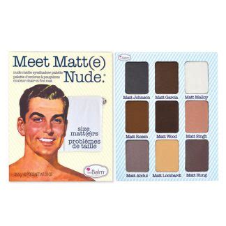 TheBalm Meet Matt E Nude Eyeshadow Palette At MYM Beauty NZ