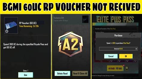 Bgmi A2 Rp 60uc Rp Voucher A2 Royal Pass 60uc Rp Voucher 60uc Rp