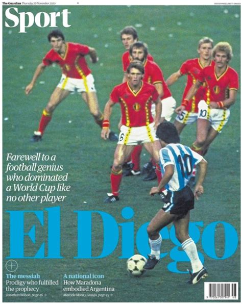 Las Portadas Más Impactantes Después De La Muerte De Maradona — Rockandpop