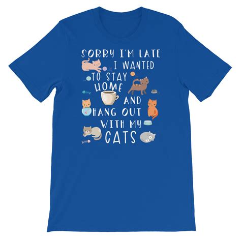 Funny Cat Shirt Women Men Cat Lover T Crazy Cat Lady Cat T Shirt