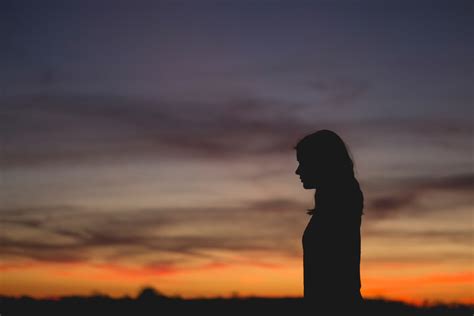 Kostenlose Foto Meer Horizont Silhouette Person Wolke Himmel