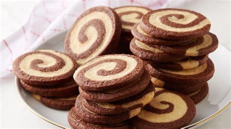 Chocolate Pinwheel Cookies - Kitchen Cookbook