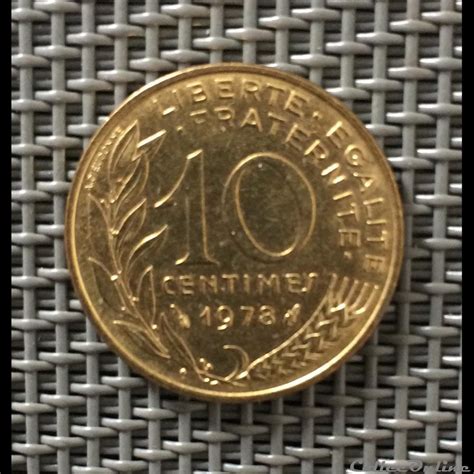 10 centimes 1978 marianne Moedas Mundo França Cinquième République