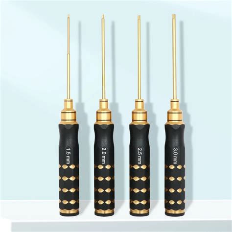 4pcs Lot Screwdriver Set 1 5mm 2 0mm 2 5mm 3 0mm Hex Screw Driver Set