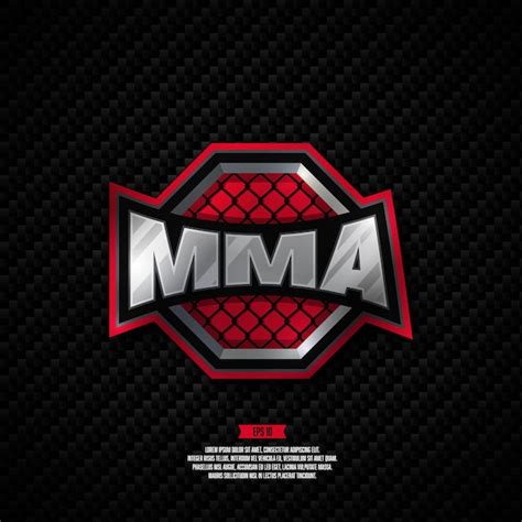 Logotipo De Artes Marciales Mixtas Vector De Logotipo De Competici N