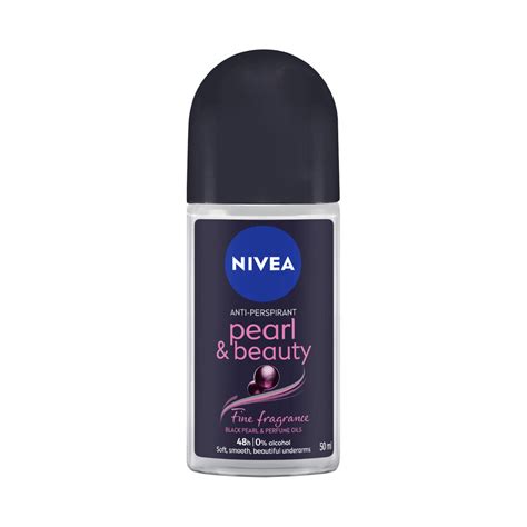 Buy Nivea Deo Roll On Female Pearl And Beauty Fine Fragrance Black