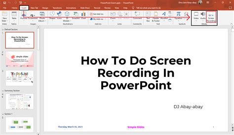 Learn How To Do Screen Recording In Powerpoint In 5 Easy Steps