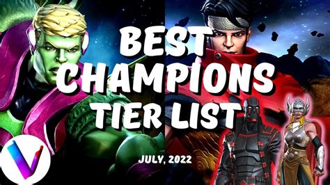 Best Champions Ranked And Tier List July 2022 Vegas Tier List Hulkling Wiccan Buffed Thor