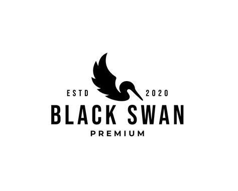 Black Swan Logo Design Vector Template 7938979 Vector Art At Vecteezy