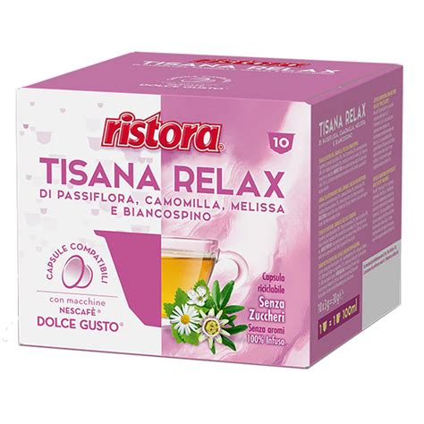 Capsule Ristora Tisana Relax Compatibili Nescafe Dolce Gusto