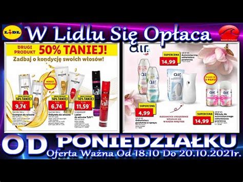 Lidl Nowa Gazetka Promocyjna Oszczędzaj z Lidlem Od 18 Października