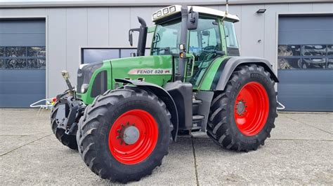 Fendt 820 Vario TMS Tracteur Agricole Thommen Schwall