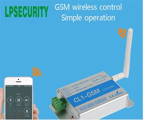 Cl1 Gsm Wireless Remote Access Control Gsm Gate Opener Gsm And Sms Smart