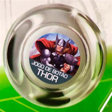 Jogo de Futebol de Botão Vingadores Thor Líder