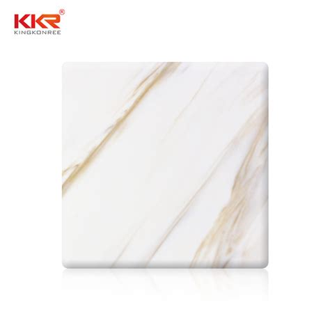 Big Slab Acrylic Artificial Stone Sheet Resin Stone Shower Wall