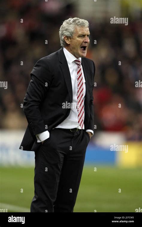 Mark Hughes Stoke City V Chelsea The Britannia Stadium Stoke On Trent