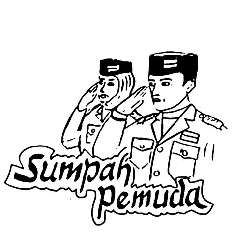 Menggambar Sumpah Pemuda