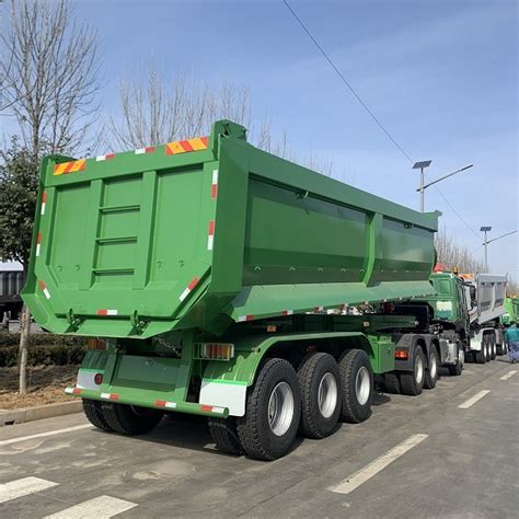 Vehicle Master 35 Cubic Meter 300 100 Ton Hydraulic Tipping Rear End