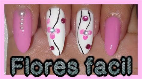 DECORACIÓN DE UÑAS FLORES SENCILLAS Y FÁCIL NailArt By Andy YouTube